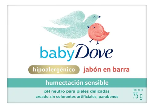 DOVE BABY JABON EN BARRA 75G. – Pañalera Belyan